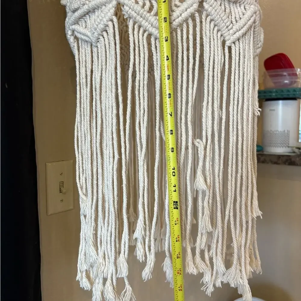Pottery Barn unbranded macrame